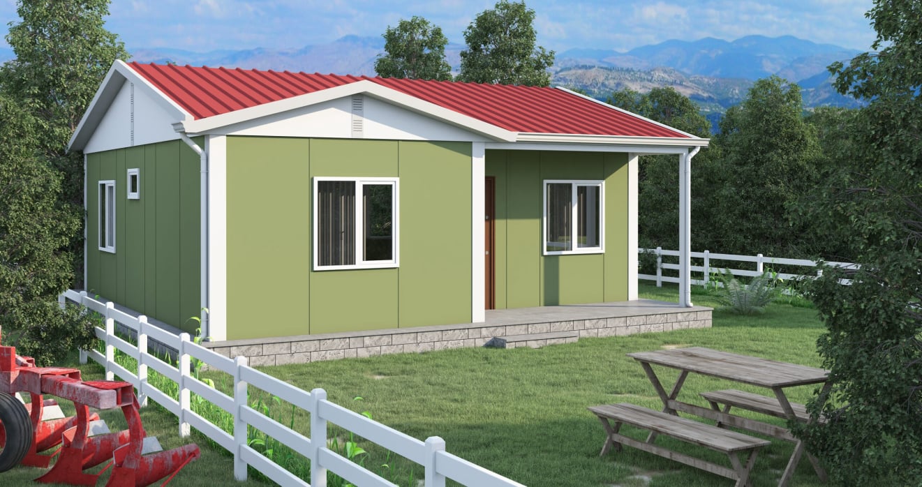 YP105 Tek Katlı Prefabrik Ev