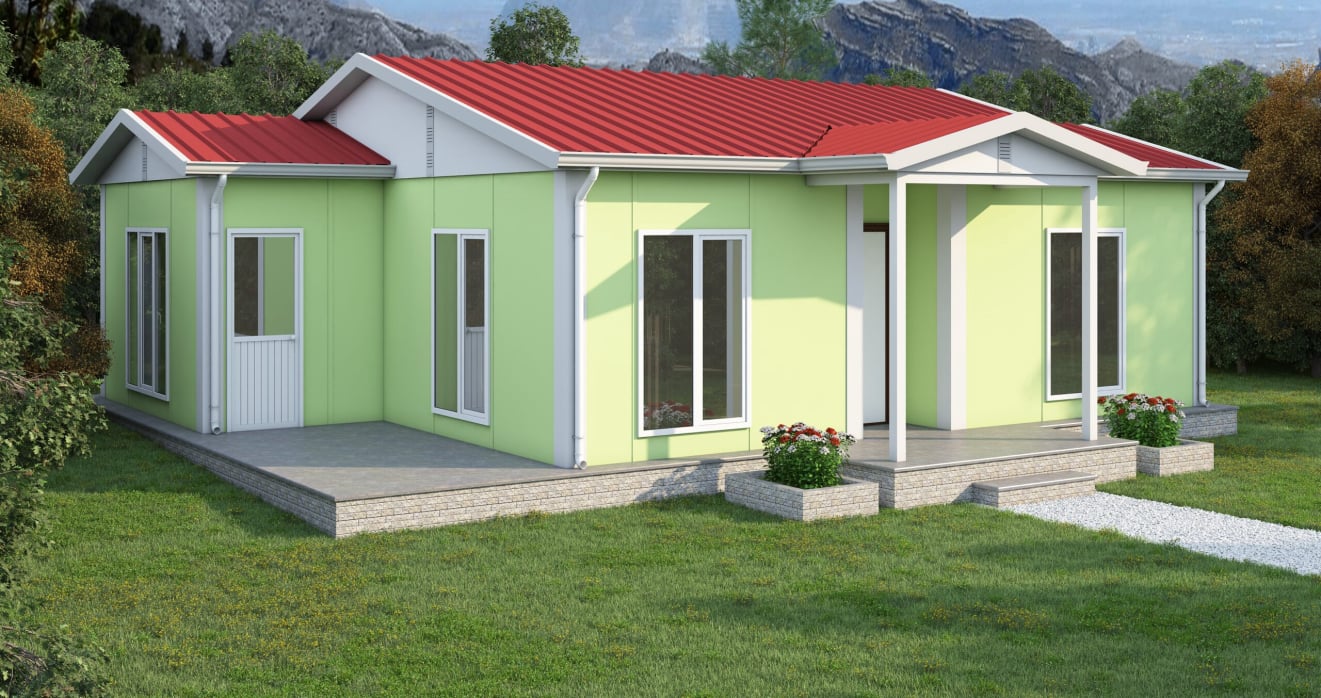 YP108 Tek Katlı Prefabrik Ev