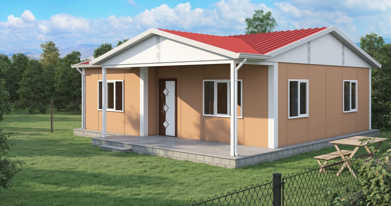 YP110 Tek Katlı Prefabrik Ev