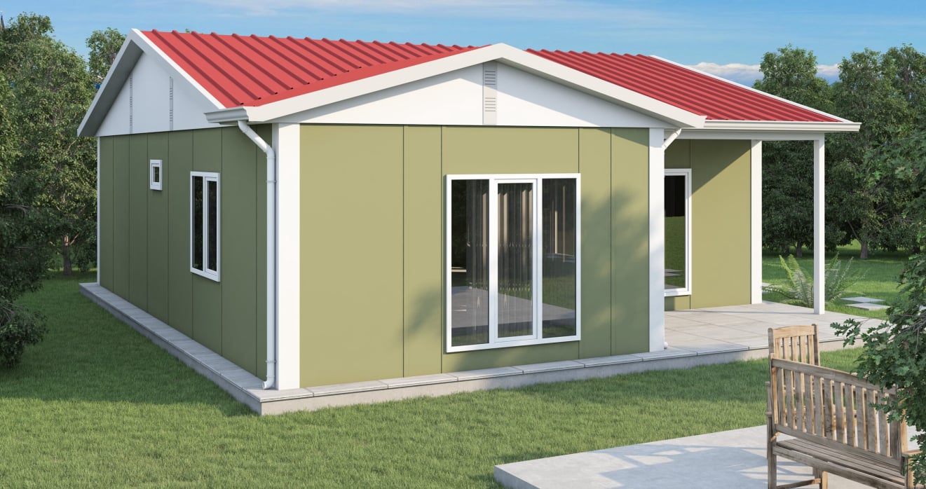 YP112 Tek Katlı Prefabrik Ev