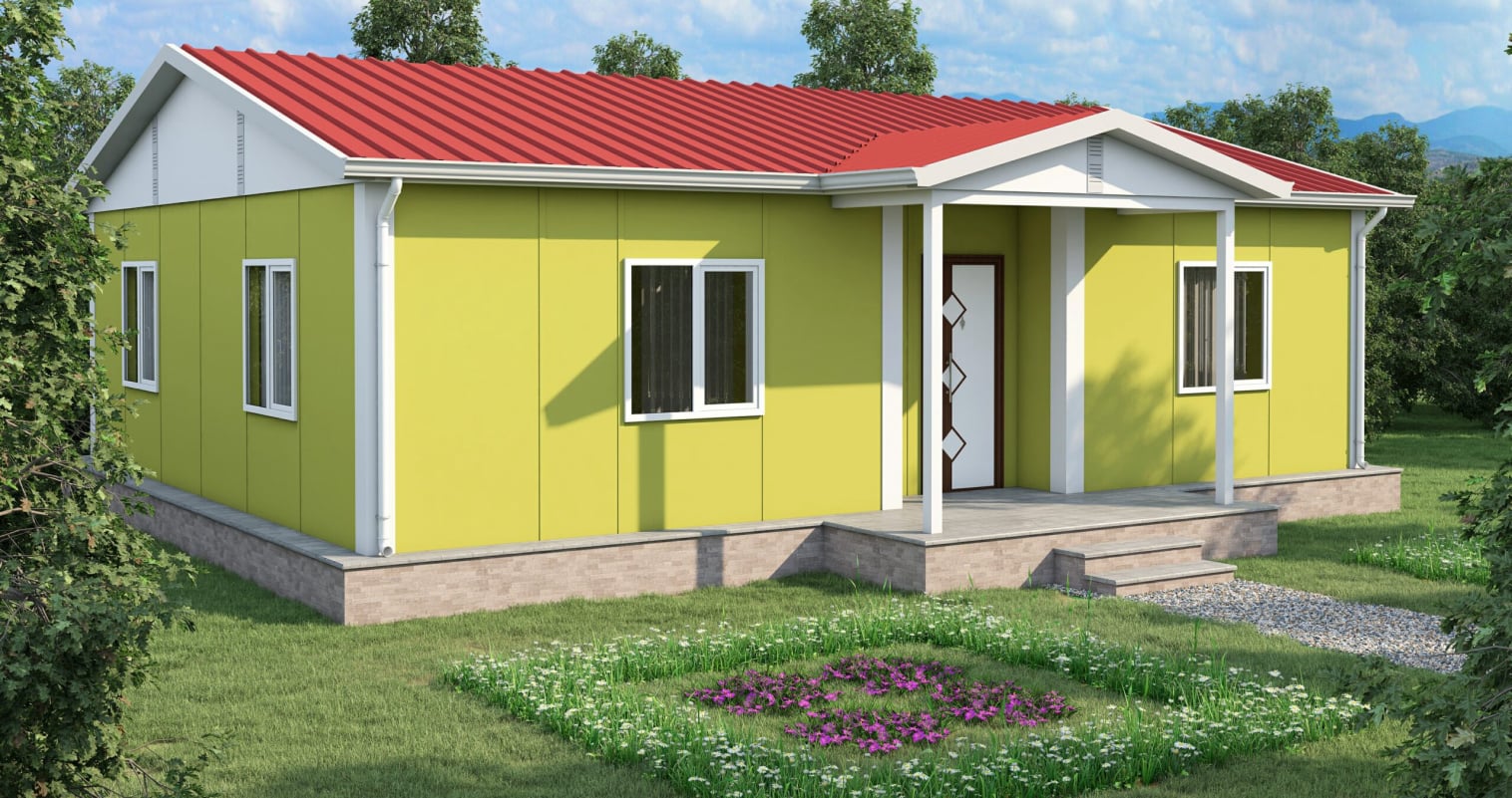 YP116 Tek Katlı Prefabrik Ev
