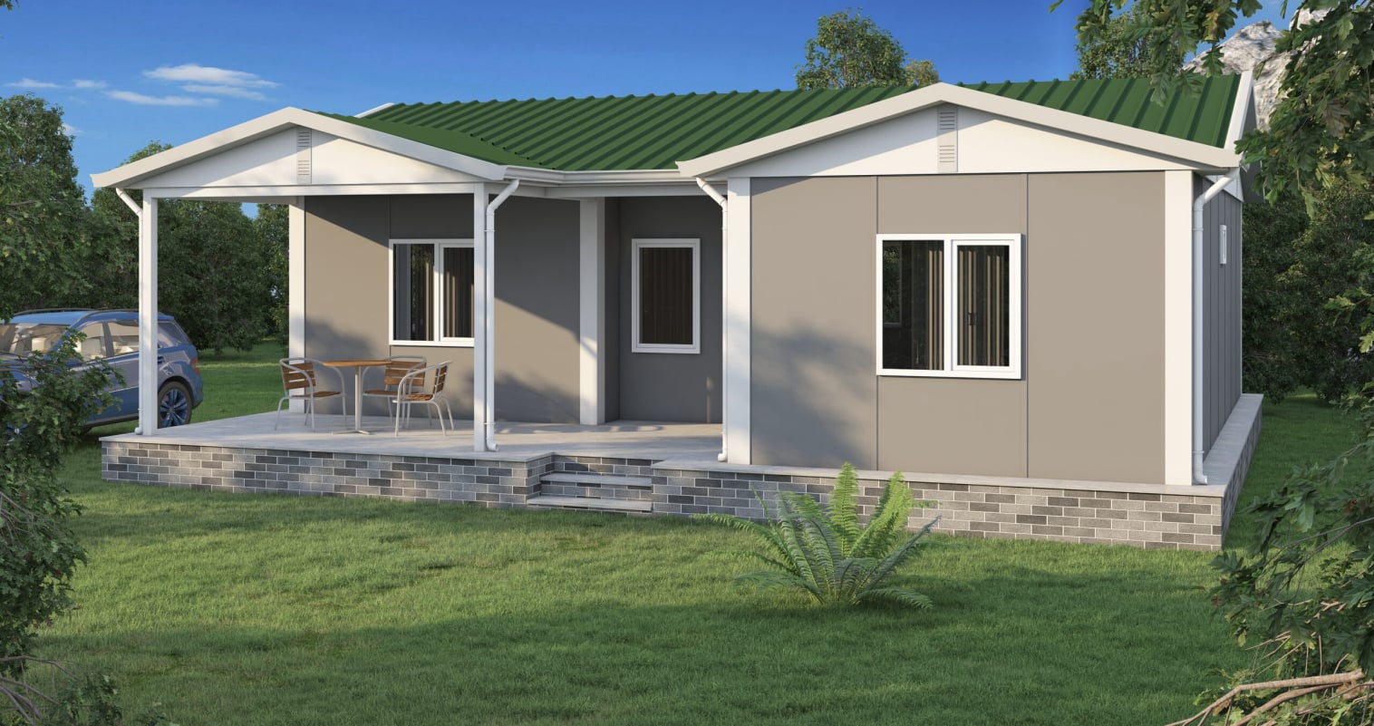 YP120 Tek Katlı Prefabrik Ev