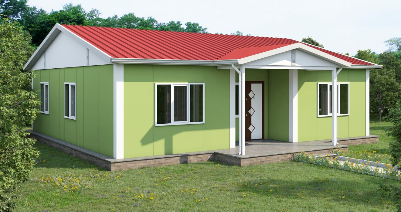 YP123 Tek Katlı Prefabrik Ev
