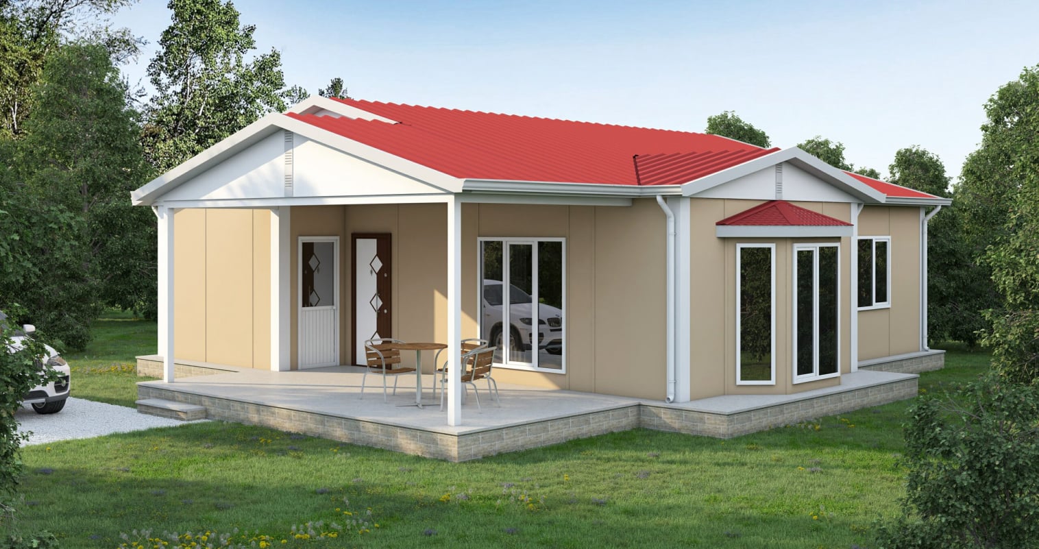 YP126 Tek Katlı Prefabrik Ev