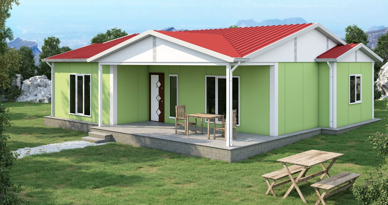 YP127 Tek Katlı Prefabrik Ev