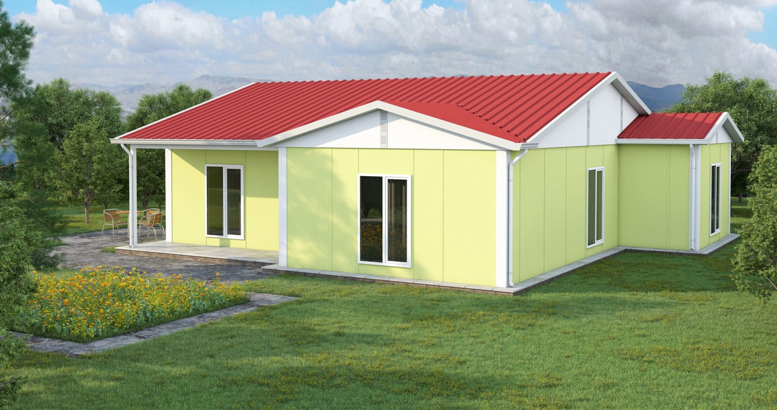 YP129 Tek Katlı Prefabrik Ev