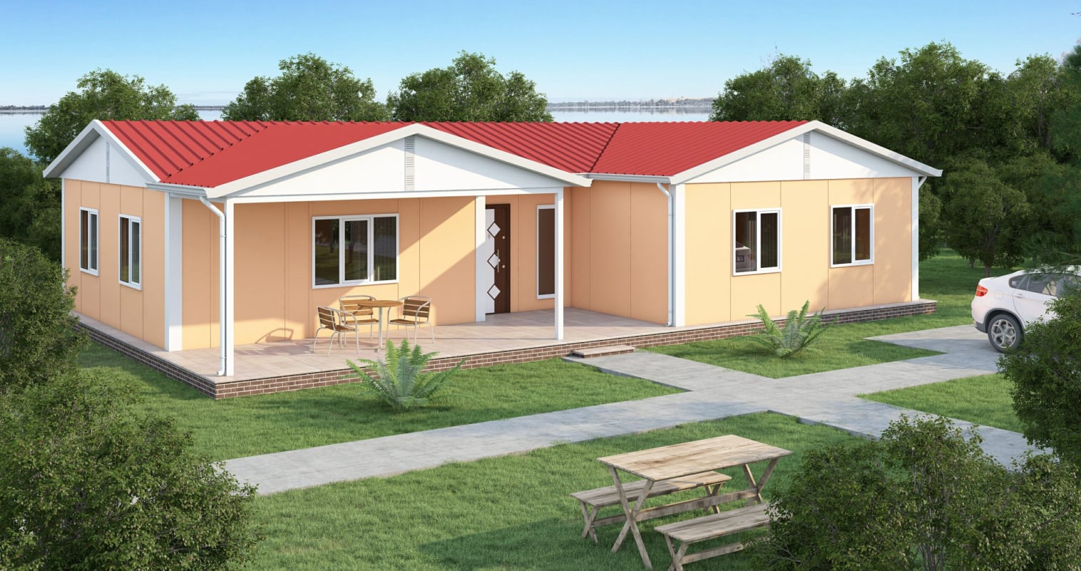 YP132 Tek Katlı Prefabrik Ev