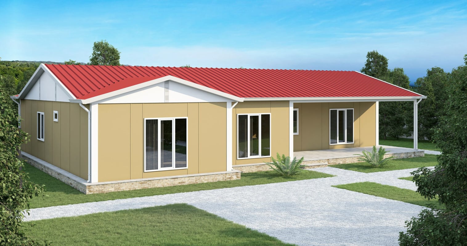 YP135 Tek Katlı Prefabrik Ev