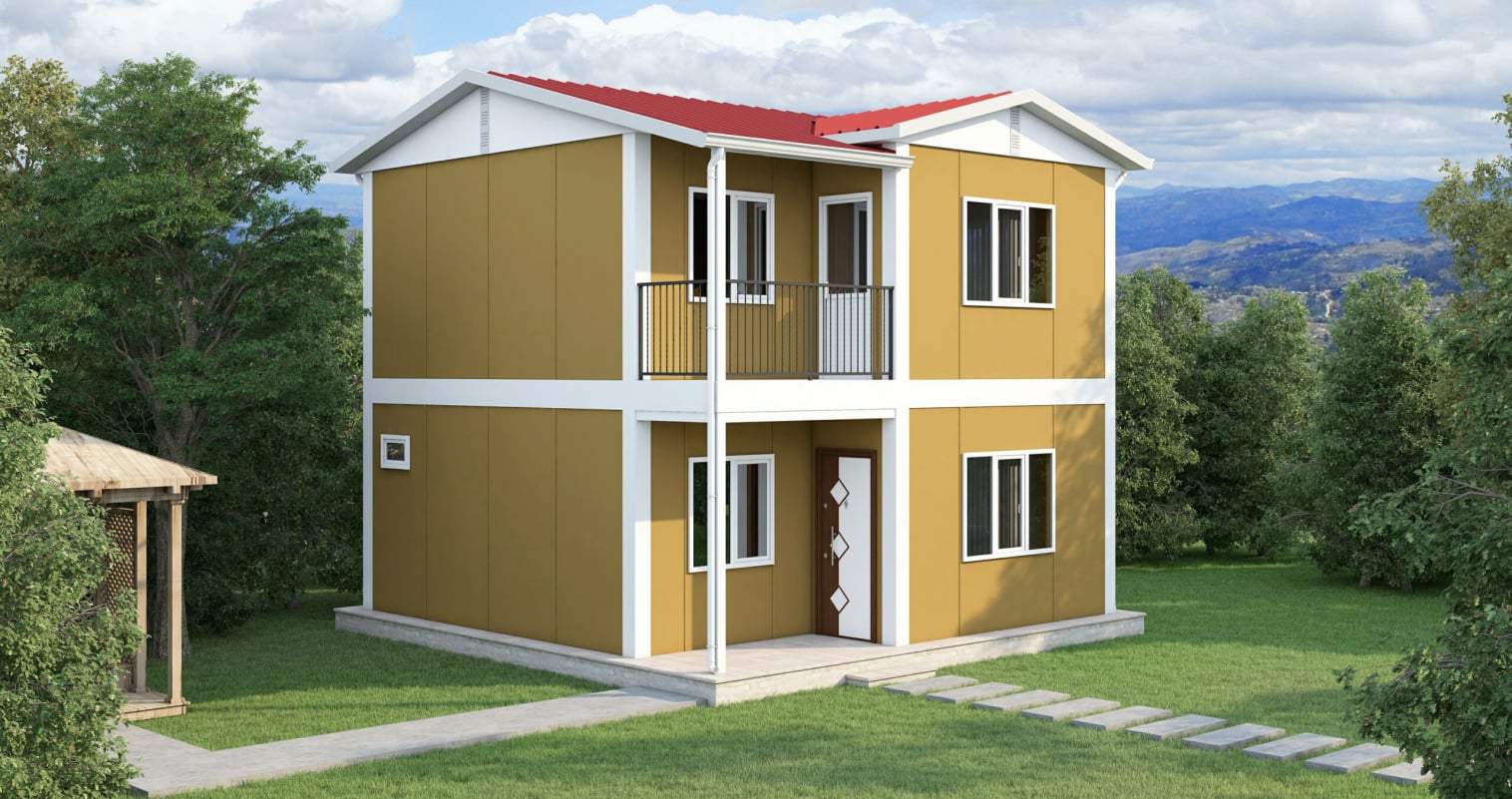 YP200 Çift Katlı Prefabrik Ev