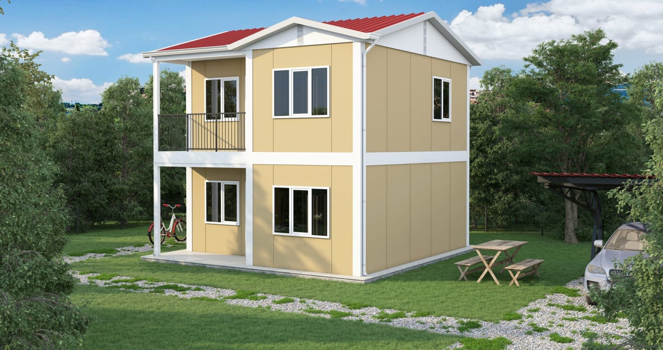 YP201 Çift Katlı Prefabrik Ev