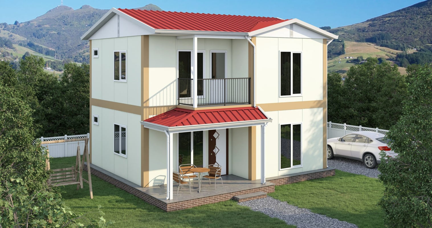 YP203 Çift Katlı Prefabrik Ev