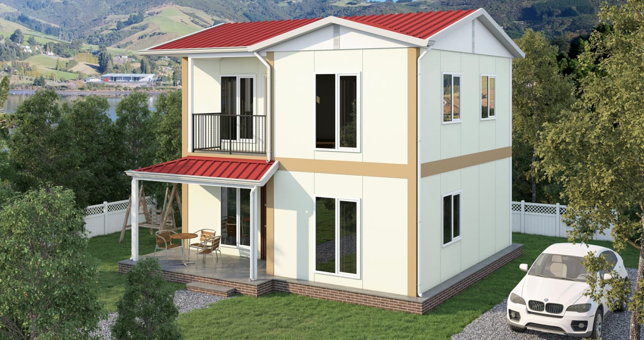 YP203 Çift Katlı Prefabrik Ev