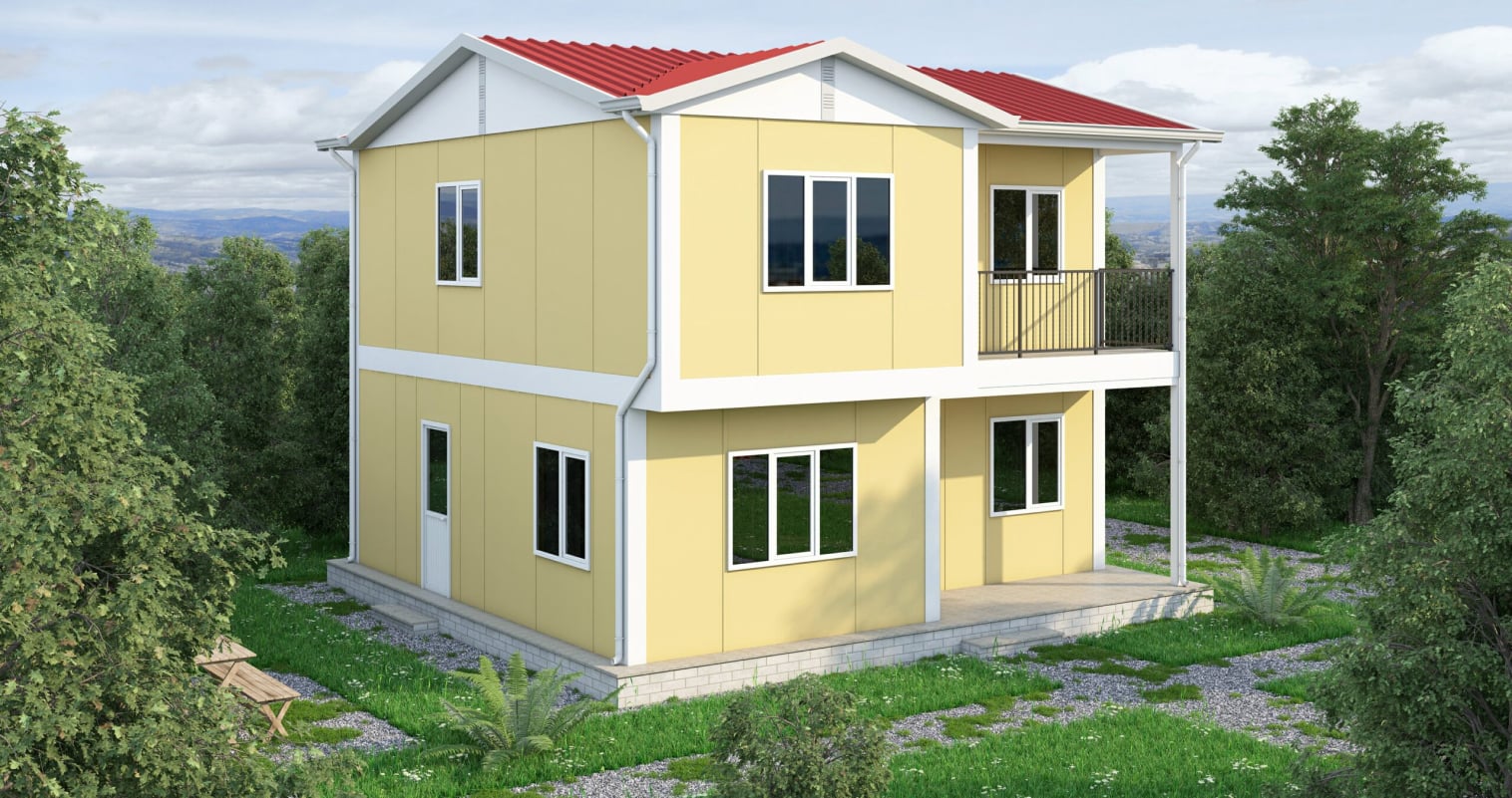 YP204 Çift Katlı Prefabrik Ev