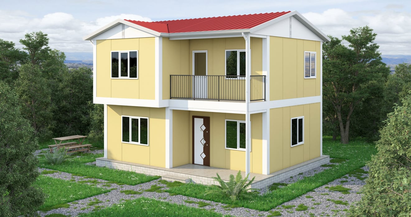 YP204 Çift Katlı Prefabrik Ev