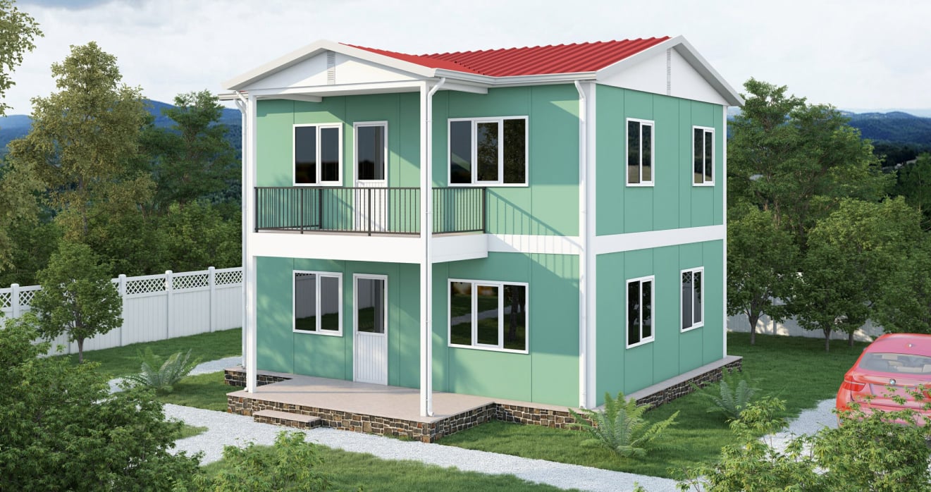 YP205 Çift Katlı Prefabrik Ev