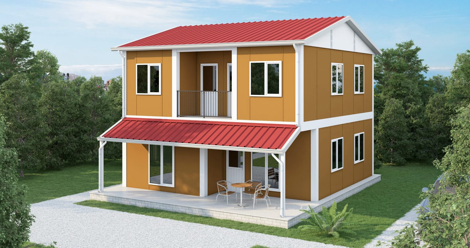 YP209 Çift Katlı Prefabrik Ev