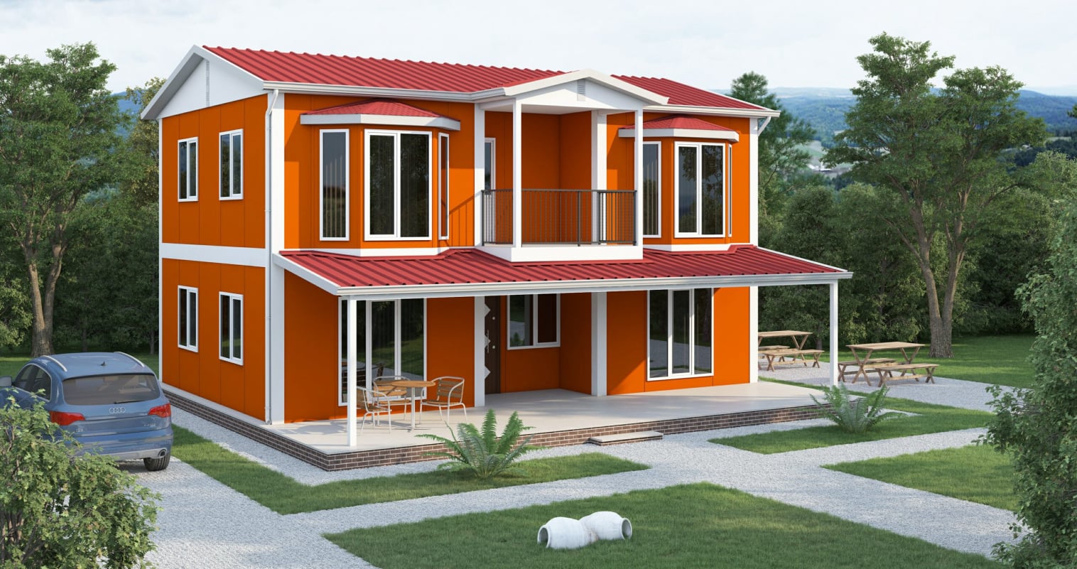 YP215 Çift Katlı Prefabrik Ev
